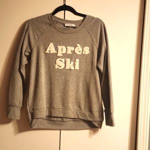 Workshop women's size small grey sweatshirt